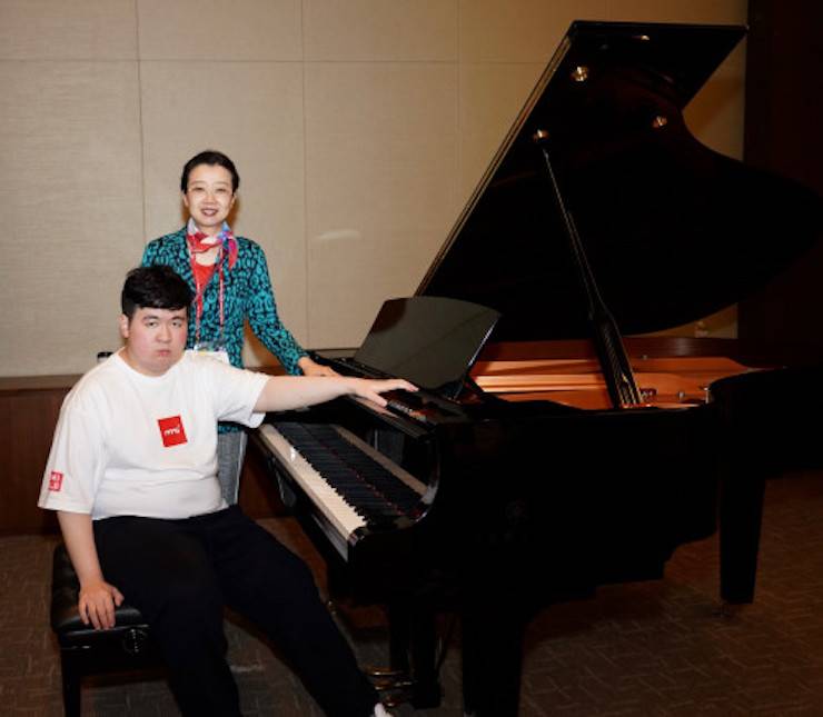 “新宝GG未来艺术家”刘明康首秀《2019国际特奥·韩国艺术节》
